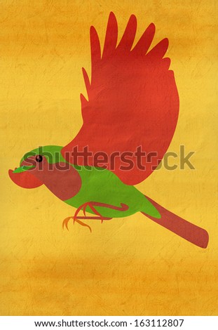 paper-cuts,Chiese element--animal,bird