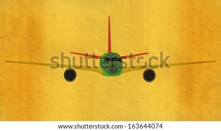 Chinese element--plane,paper texture