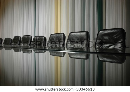 empty board room, business concept