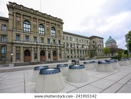 Swiss Federal Institute of Technology main building in Zurich