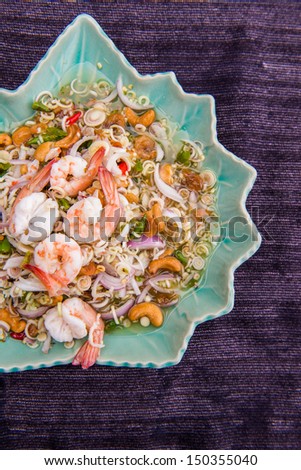 Mixed sweet and Sour Shrimp and lemongrass