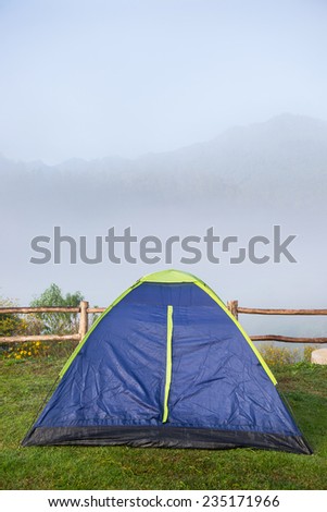 Dome tent camping