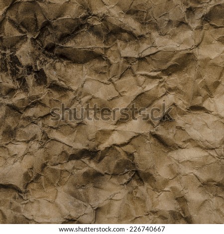 old crumpled paper burn texture