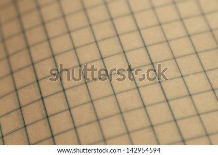 vintage squared notebook texture or background