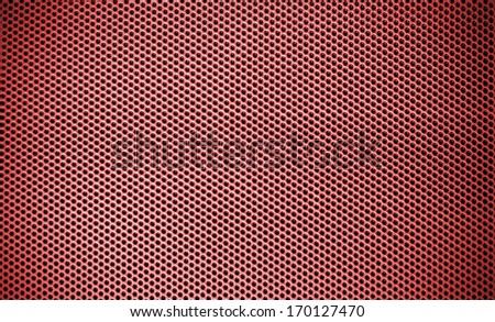 red Steel mesh screen background and texture