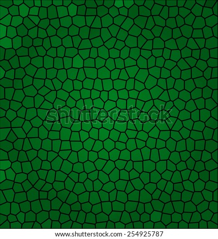Green abstract mosaic, background illustration of mosaic