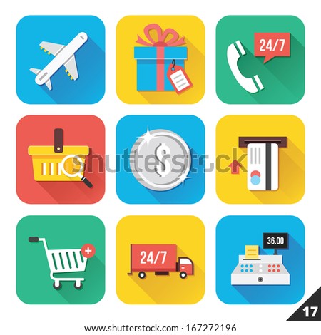 Vector Icons for Web and Mobile Applications Set 17 Vector Icons for Web and Mobile Applications Set 17