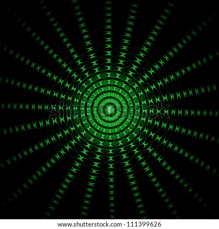 Round Lines Abstract Background