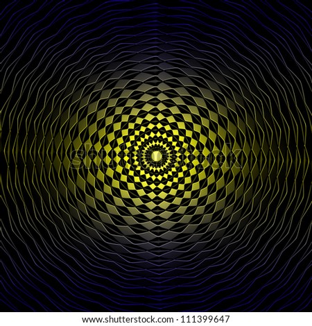 Round Lines Abstract Background