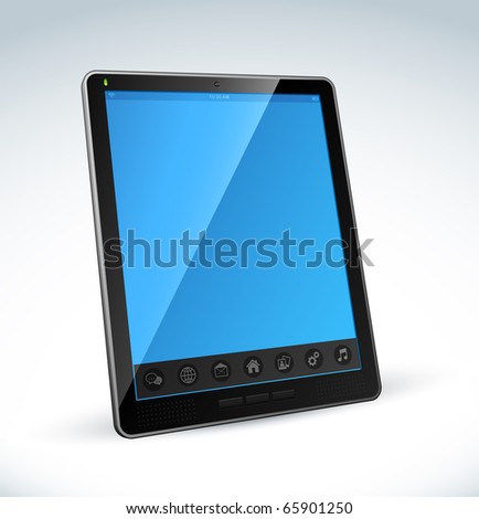 stock vector : Tablet pc