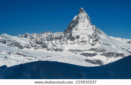 Pic of mountain