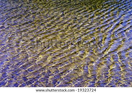Abstract false color water rippled background