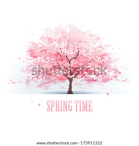 cherry tree vector cherry blossom tree vector free vector 4vector cherry tree vector cherry blossom tree vector free vector 4vector