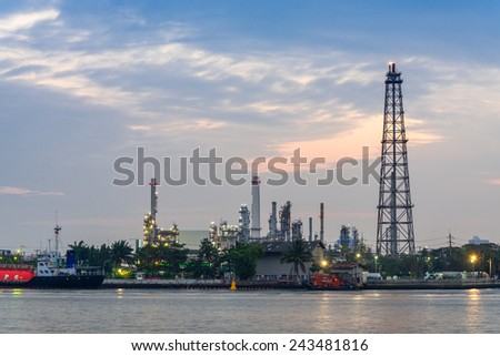 oil gas petroleum refinery station