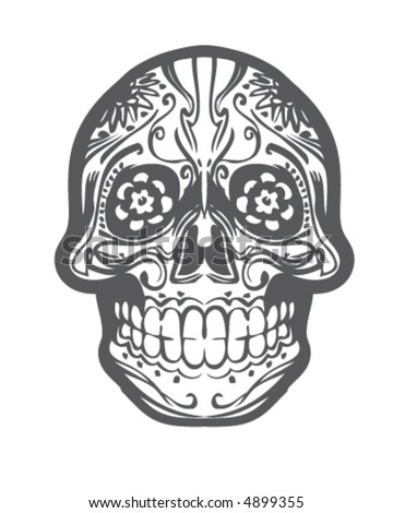 skull tattoos pictures. mexican skull tattoos