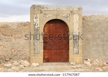 Entrance gate of the Berber Kasbah, Morocco