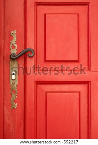 Magic red door