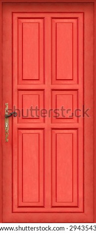 This is the entire door of my best seller shot : Magic red door