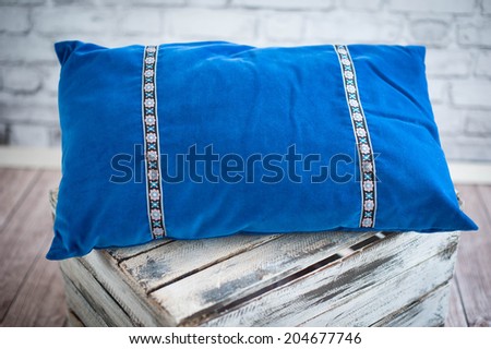 Blue Decor-Pillow