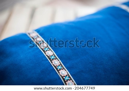 Blue Decor-Pillow