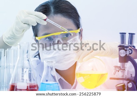 Women are working in research laboratories.