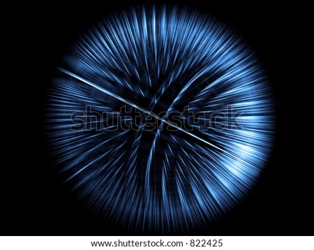 Abstract blue tech background of textured sphere/globe