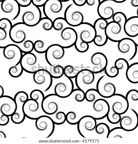 Abstract Vector Background With Swirls - 4579171 : Shutterstock