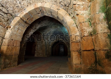 Acre knight templar castle, Israel