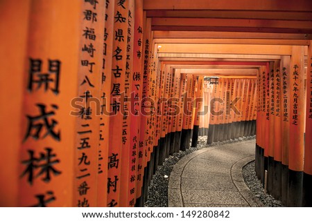 Tori gate in Japan