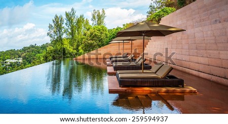 Sofa in the water