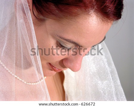 Shy bride
