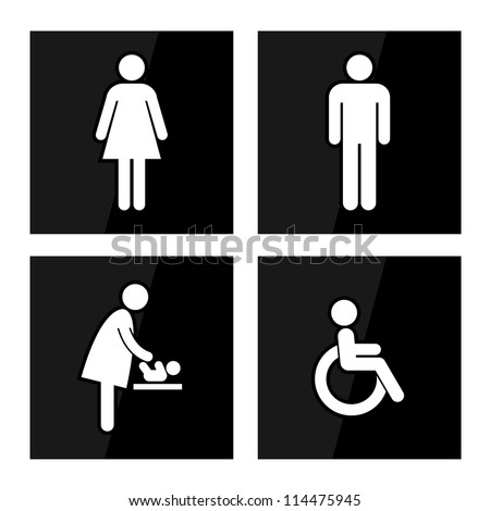 man symbol toilet