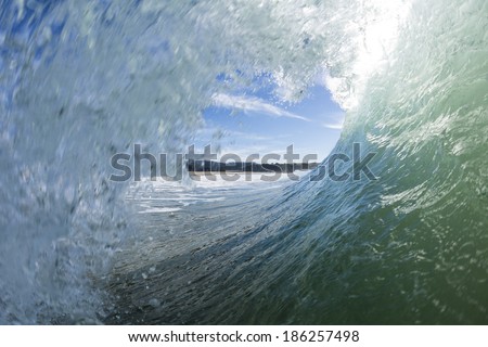 Wave Insides/ the Point of View surfers get when inside a tubing wave
