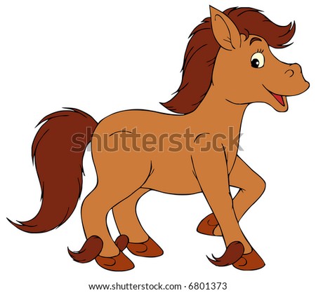 Pony (Vector Clip-Art) - 6801373 : Shutterstock