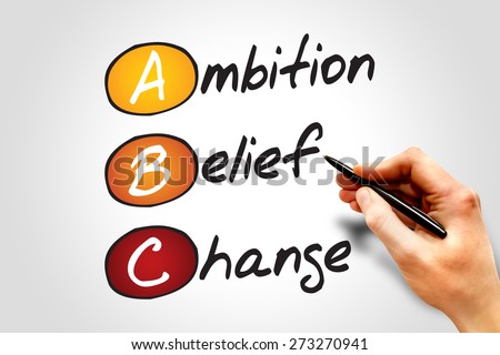 Ambition Belief Change (ABC), business concept acronym