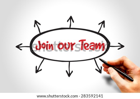 Join Our Team, business concept