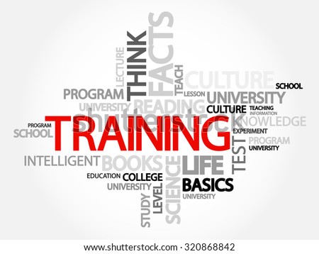 Training Word Cloud Concept with great terms such as classroom, education, trade, vocational, knowledge, required, test