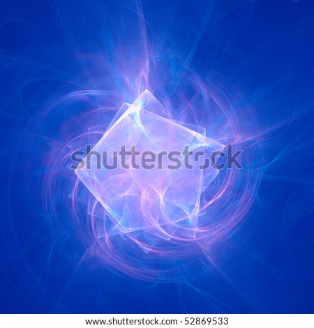 good abstract figure to background. fractal rendered