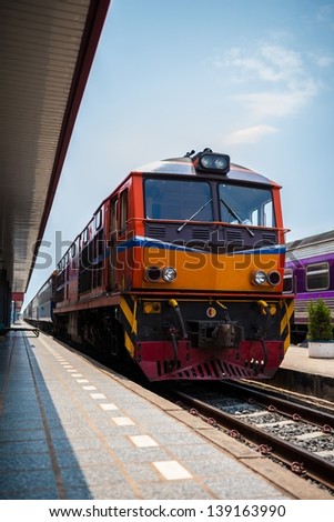 Thai long distance train