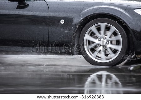 Rain on the roads