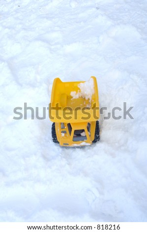 Truck in snow