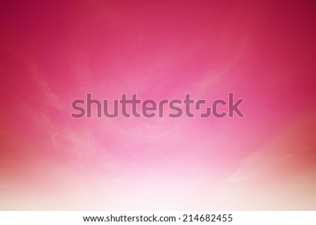 cloud on white  to red gradient background