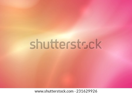 soft orange to pink gradient color background with growing curve line