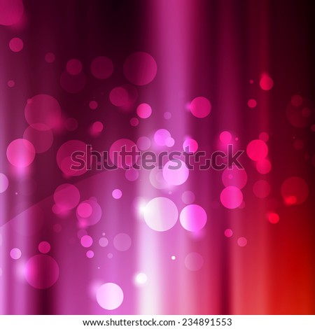 red to purple gradient aurora  background with bokeh