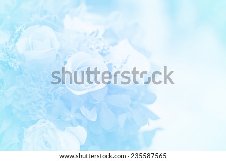 bouquet in sweet soft color , for background