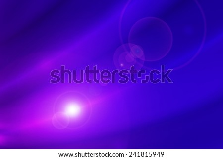 purple to blue gradient abstract background with light flare