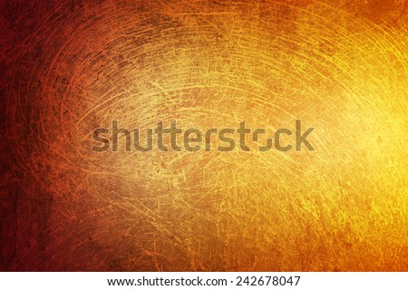 yellow to dark red gradient color with grunge texture abstract background