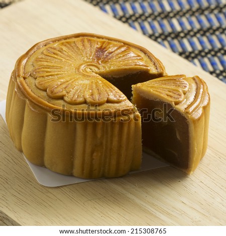 Chinese moon cake food for Chinese mid autumn festival