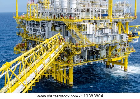 Offshore platform in the south of Thailand