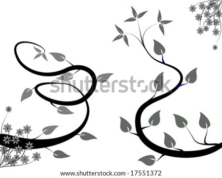 black and grey backgrounds. winding lack and grey